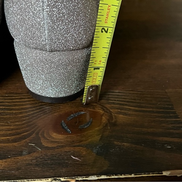 Salvatore Ferragamo Erice Vara Bow Silver Glitter Calf Leather Pumps 10B $895 - Picture 11 of 17